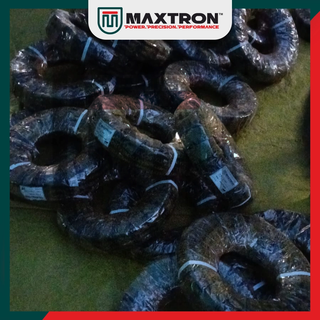 Premium Maxtron bicycle tyres individually wrapped and bundled for secure storage, export packaging, and international B2B shipment.