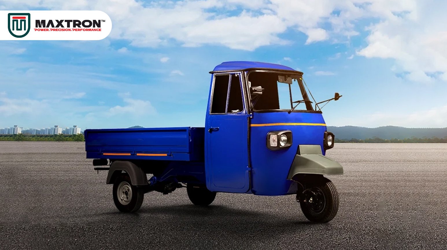 Maxtron three wheeler tyre for cargo auto rickshaw and commercial three wheeler applications